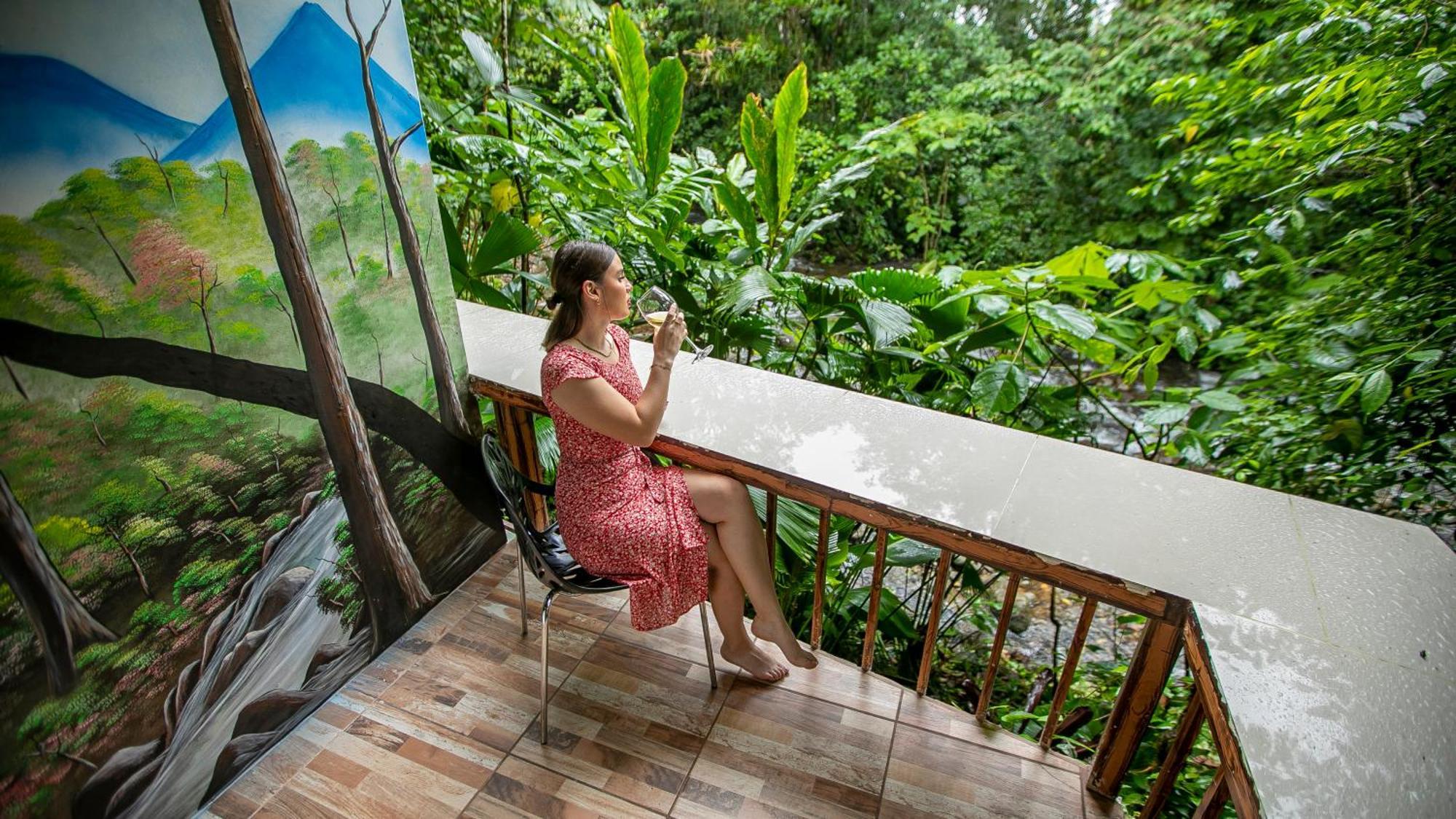 Cabanas Rio Escondido En La Fortuna Exteriör bild